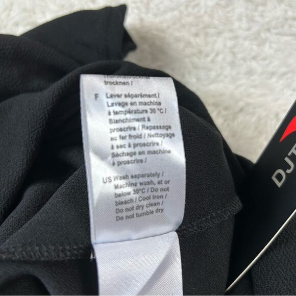 DJT black fit and flare skort skirt, size 4x - Picture 8 of 8